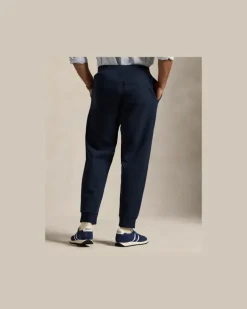 Große Größen - Doppellagige Jogginghose Blue