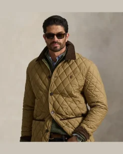 Große Größen - Steppmantel Beaton Brown