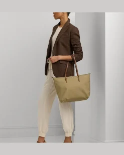 Große Nylon-Tragetasche Keaton Natural