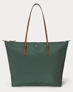 Große Nylon-Tragetasche Keaton Green