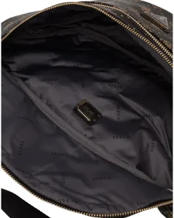 Gürtel mit Monogramm-Print - Schwarz