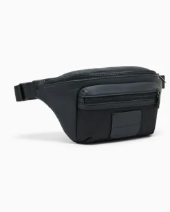 Gürteltasche aus Polyamid mit einem verstellbaren Riemen Schwarz