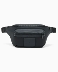 Gürteltasche aus Polyamid mit einem verstellbaren Riemen Schwarz