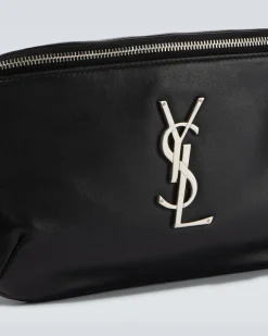 Gürteltasche Cassandre aus Leder Schwarz