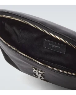 Gürteltasche Cassandre aus Leder Schwarz