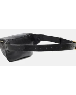 Gürteltasche Classic Monogram aus Leder Schwarz