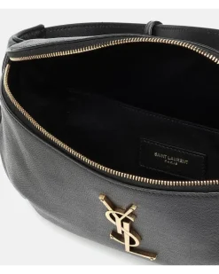 Gürteltasche Classic Monogram aus Leder Schwarz