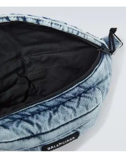 Gürteltasche Explorer aus Denim Blau