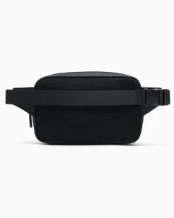 Gürteltasche mit Fronttasche und verstellbarem Riemen Schwarz