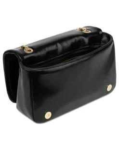 Gürteltasche mit Kettenriemen - Schwarz