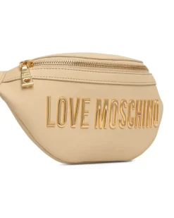 Gürteltasche mit Logo-Detail - Nude