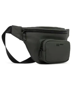 Gürteltasche mit Logo-Prägung - Grün