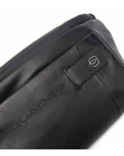 Gürteltasche mit Logo-Prägung - Schwarz
