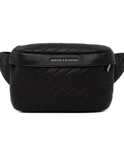 Gürteltasche mit Logo-Prägung - Schwarz