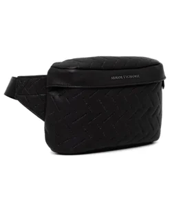 Gürteltasche mit Logo-Prägung - Schwarz