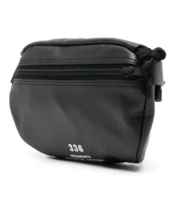 Gürteltasche mit Logo-Print - Schwarz