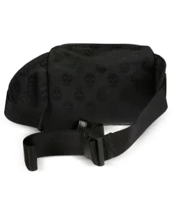 Gürteltasche mit Logo-Print - Schwarz