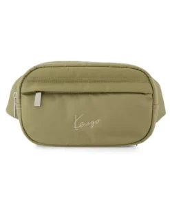 Gürteltasche mit Logo-Stickerei - Grün