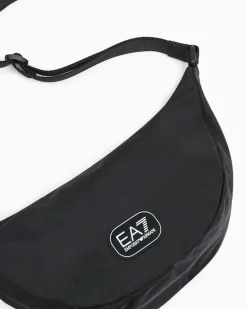Gürteltasche mit Logo und verstellbarem Schultergurt Schwarz