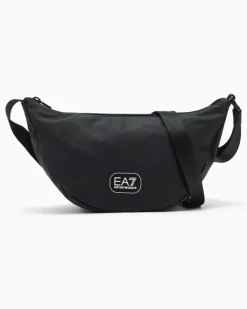 Gürteltasche mit Logo und verstellbarem Schultergurt Schwarz
