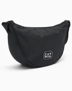 Gürteltasche mit Logo und verstellbarem Schultergurt Schwarz