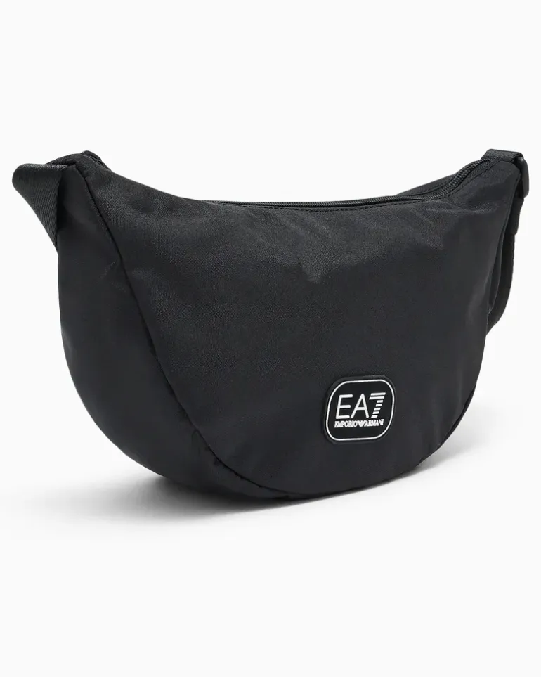 Gürteltasche mit Logo und verstellbarem Schultergurt Schwarz