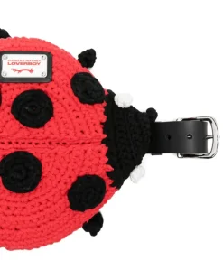 Gürteltasche mit Marienkäfer-Applikation - Rot