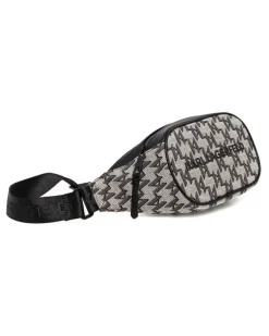 Gürteltasche mit Monogramm - Schwarz