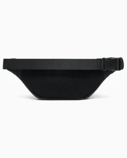Gürteltasche mit Reißverschluss und verstellbarem Riemen Schwarz
