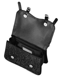 Gürteltasche mit Strass - Schwarz