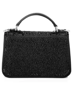 Gürteltasche mit Strass - Schwarz