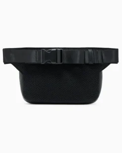 Gürteltasche mit verstellbarem Riemen und Reißverschluss Schwarz