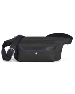 Gürteltasche Montblanc Panorama - Schwarz - Stoff und Leder - MB222899 - Gürteltaschen