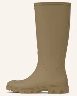 Gummistiefel Downpour Tall beige Oliv