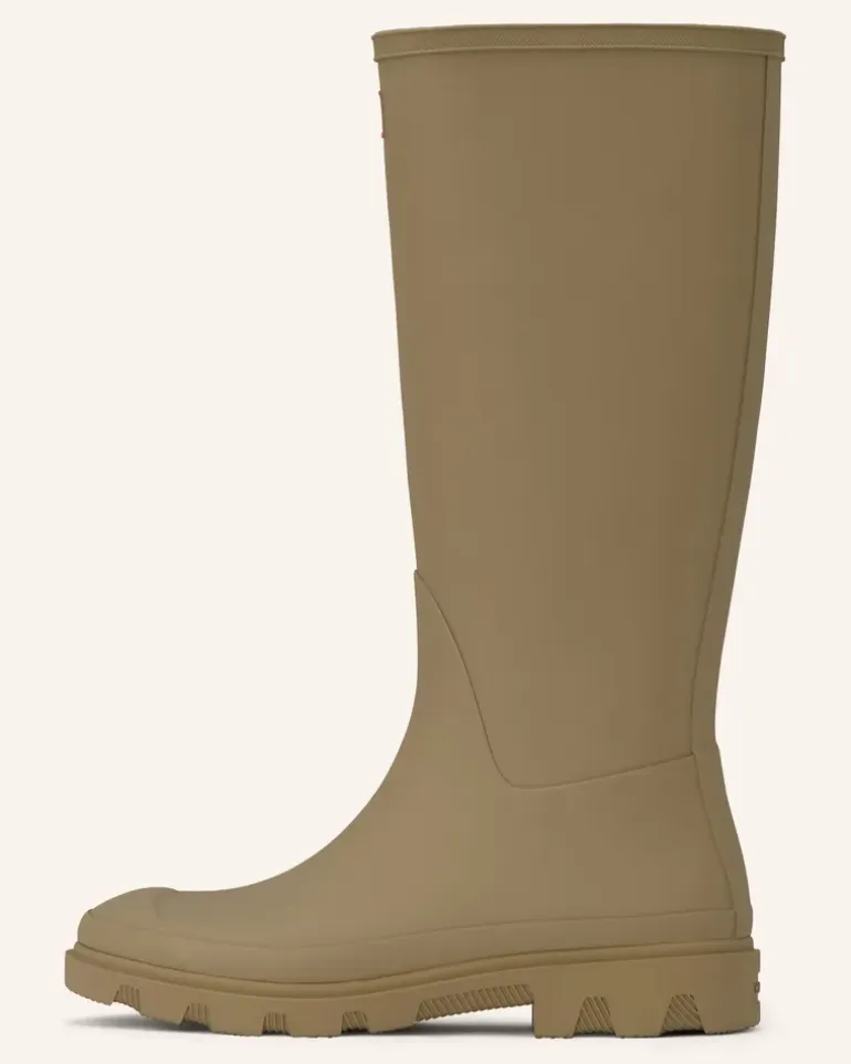 Gummistiefel Downpour Tall beige Oliv