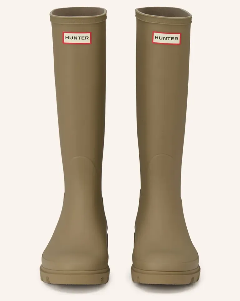 Gummistiefel Downpour Tall beige Oliv