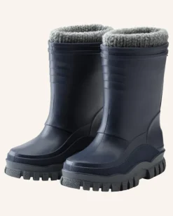 Gummistiefel Mit Innenschuh blau
