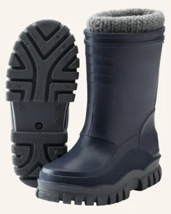Gummistiefel Mit Innenschuh blau