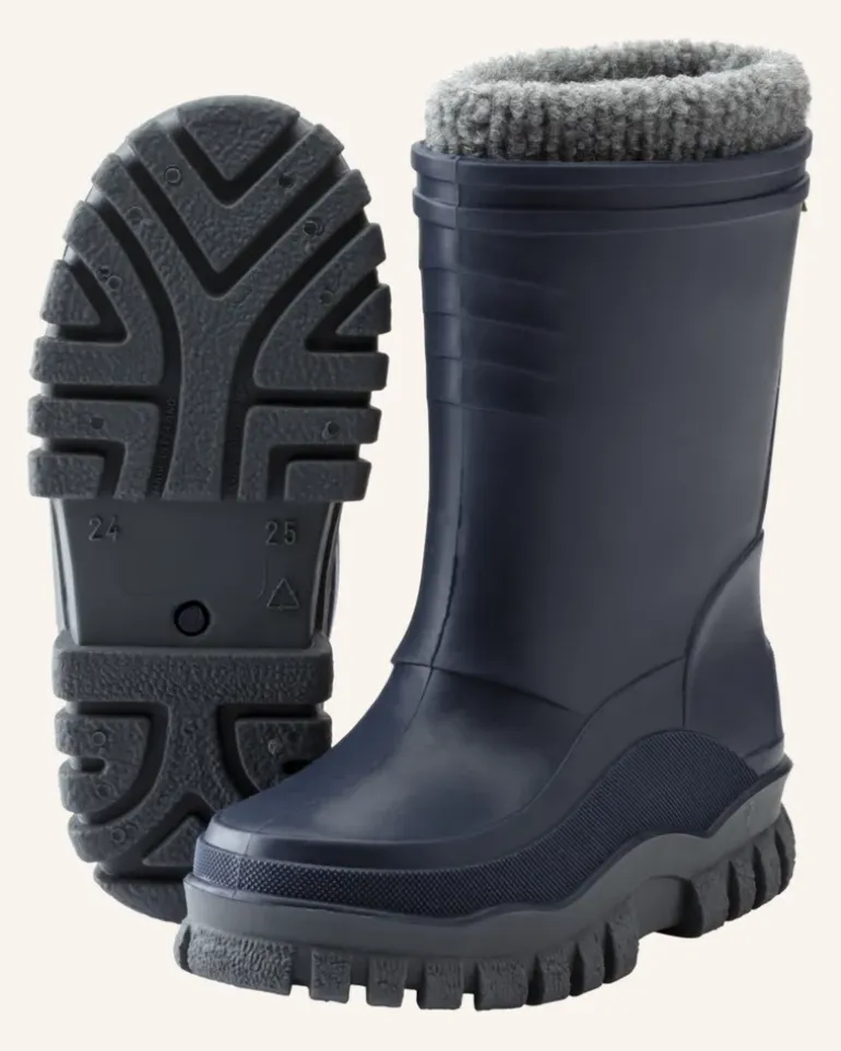 Gummistiefel Mit Innenschuh blau