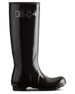 Gummistiefel mit Schnalle - Schwarz