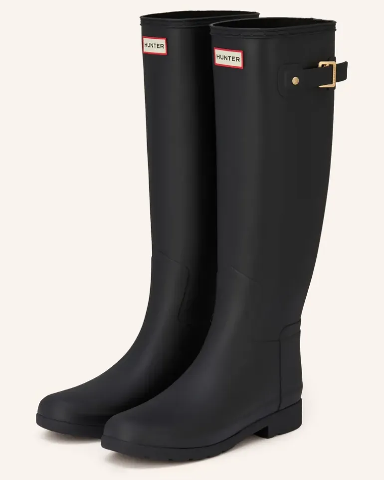 Gummistiefel Refined Gold Trim Tall schwarz