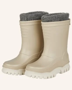 Gummistiefel Uni Gefüttert beige