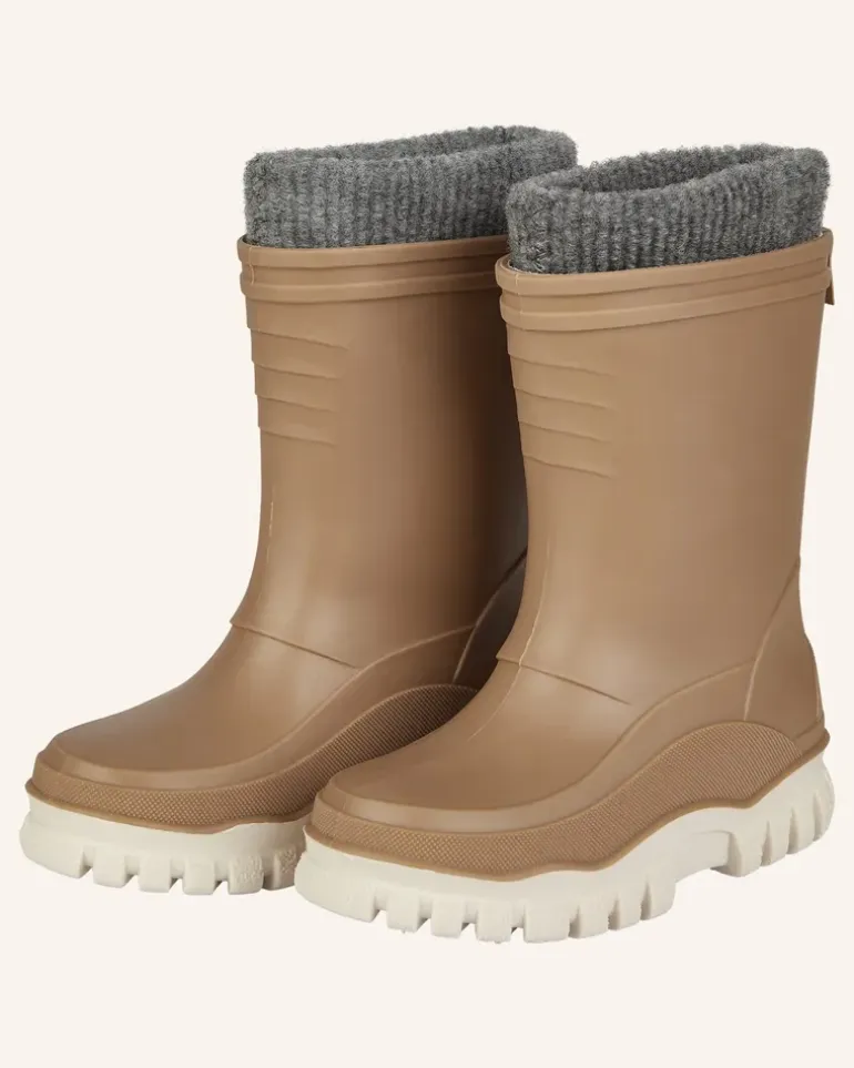 Gummistiefel Uni Gefüttert braun