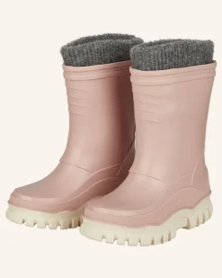 Gummistiefel Uni Gefüttert pink Hellrosa