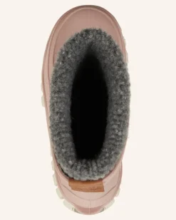 Gummistiefel Uni Gefüttert pink Hellrosa