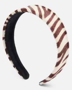 Haarband aus Kalbshaar Braun