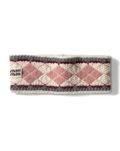 Haarreif mit Logo-Patch - Nude