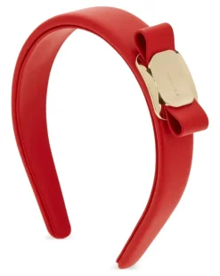 Haarreif mit Vara-Schleife - Rot