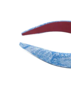 Haarschmuck mit Print - Blau