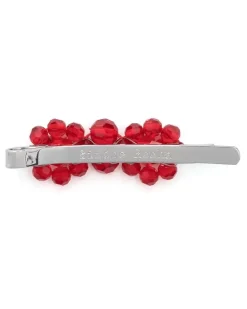 Haarspange mit Kristallverzierung - Rot